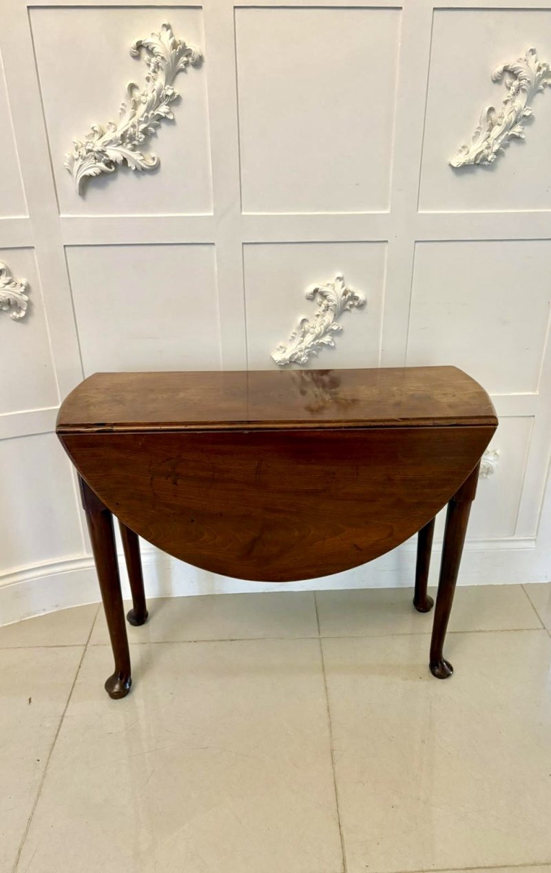 Antique George III Quality Mahogany Drop Leaf Table